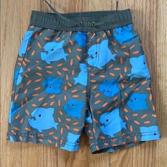 Boys Gymboree Swim Trunks Rashguard Bundle - Picture 7 of 9